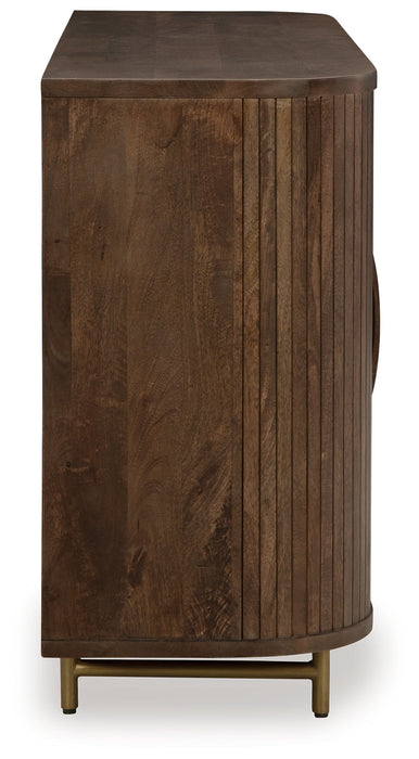 Amickly Dark Brown Accent Cabinet - A4000571 - Vega Furniture