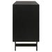 Aminah 3-door Wooden Accent Cabinet Natural and Black - 950383 - Vega Furniture