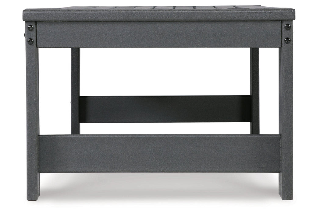 Amora Charcoal Gray Outdoor Coffee Table - P417-701 - Vega Furniture