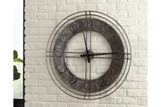 Ana Sofia Antique Gray Wall Clock - A8010068 - Vega Furniture