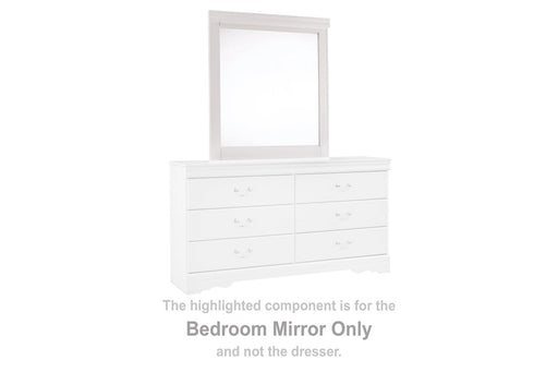 Anarasia White Bedroom Mirror (Mirror Only) - B129-36 - Vega Furniture