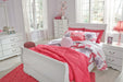 Anarasia White Sleigh Youth Bedroom Set - SET | B129-84 | B129-87 | B129-88 | B129-92 | B129-46 - Vega Furniture