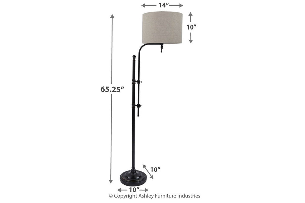 Anemoon Black Floor Lamp - L734251 - Vega Furniture