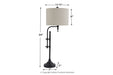 Anemoon Black Table Lamp - L734252 - Vega Furniture