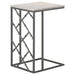 Angeliki White Accent Table with Marble Top - 936025 - Vega Furniture