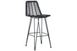 Angentree Black Bar Height Barstool, Set of 2 - D434-130 - Vega Furniture