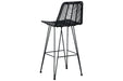 Angentree Black Bar Height Barstool, Set of 2 - D434-130 - Vega Furniture