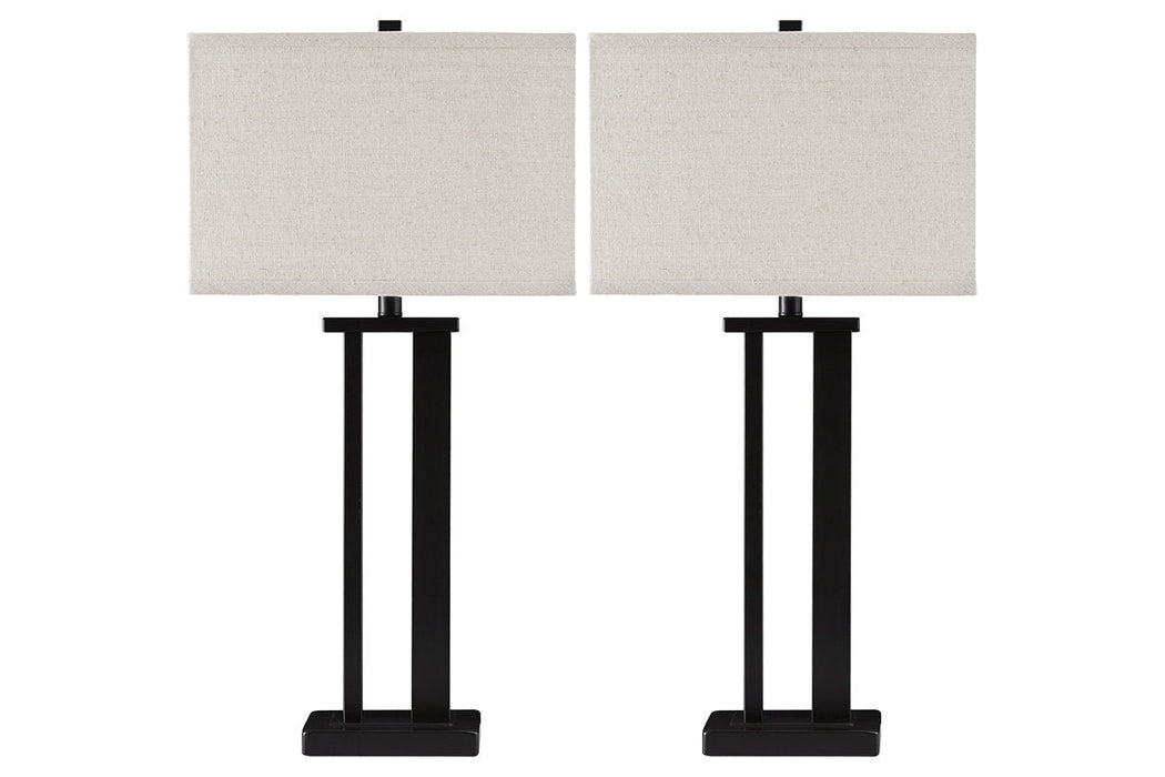 Aniela Bronze Finish Table Lamp, Set of 2 - L204074 - Vega Furniture
