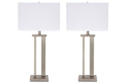 Aniela Silver Finish Table Lamp, Set of 2 - L204054 - Vega Furniture