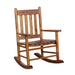 Annie Golden Brown Slat Back Youth Rocking Chair - 609452 - Vega Furniture