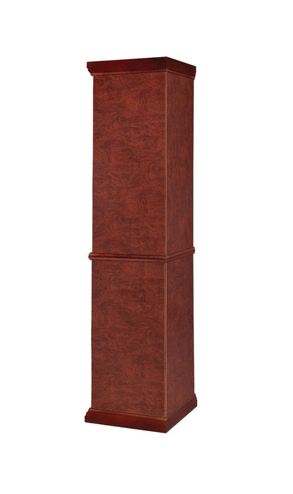 Appledale Medium Brown 6-Shelf Corner Curio Cabinet - 3393 - Vega Furniture