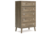 Aprilyn Honey Chest of Drawers - EB1187-245 - Vega Furniture