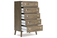 Aprilyn Honey Chest of Drawers - EB1187-245 - Vega Furniture