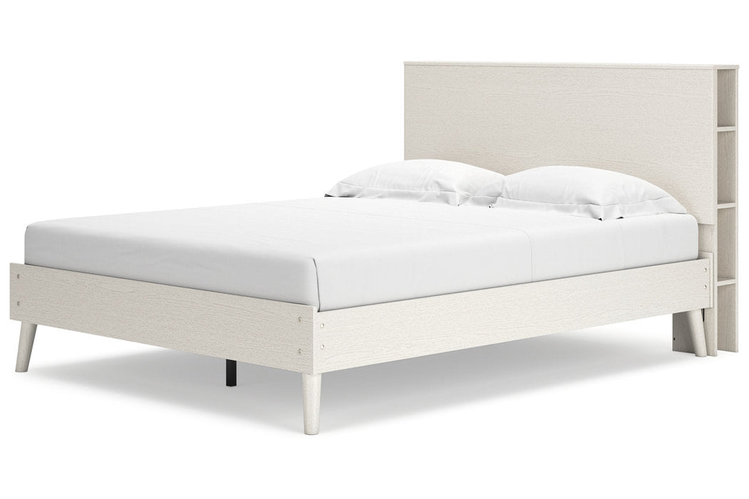Aprilyn White Queen Bookcase Bed - SET | EB1024-113 | EB1024-165 - Vega Furniture