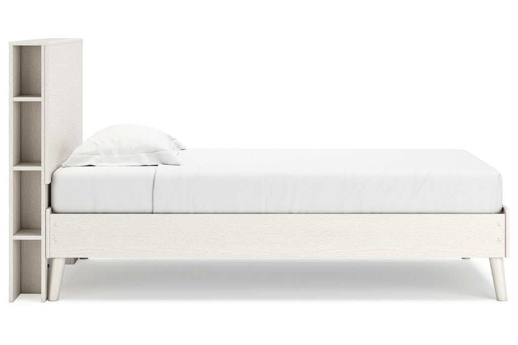 Aprilyn White Twin Bookcase Bed - SET | EB1024-111 | EB1024-163 - Vega Furniture