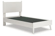 Aprilyn White Twin Panel Bed - SET | EB1024-111 | EB1024-155 - Vega Furniture