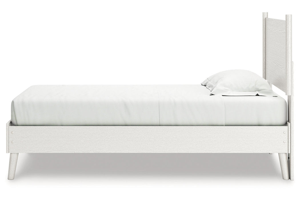 Aprilyn White Twin Panel Bed - SET | EB1024-111 | EB1024-155 - Vega Furniture