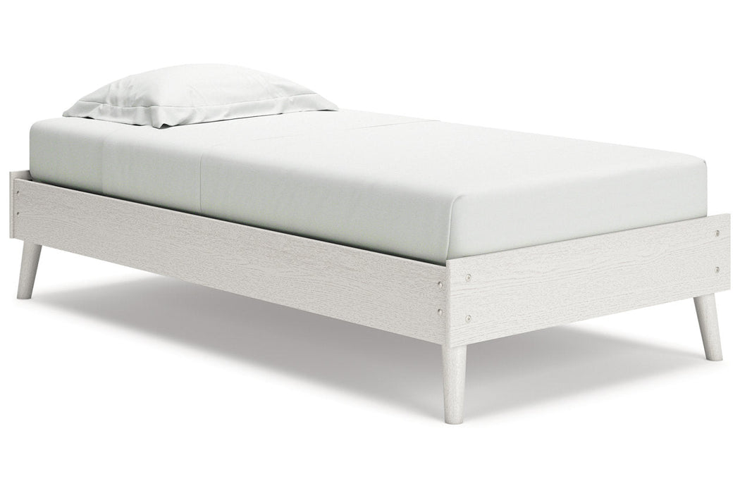 Aprilyn White Twin Platform Bed - EB1024-111 - Vega Furniture