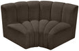 Arc Boucle Fabric 2pc. Sectional Brown - 102Brown-S2B - Vega Furniture