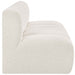 Arc Boucle Fabric 2pc. Sectional Cream - 102Cream-S2A - Vega Furniture