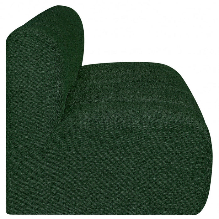 Arc Boucle Fabric 2pc. Sectional Green - 102Green-S2A - Vega Furniture