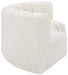 Arc Boucle Fabric 3pc. Sectional Cream - 102Cream-S3C - Vega Furniture