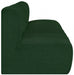 Arc Boucle Fabric 3pc. Sectional Green - 102Green-S3F - Vega Furniture