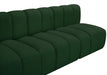 Arc Boucle Fabric 4pc. Sectional Green - 102Green-S4E - Vega Furniture