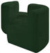 Arc Boucle Fabric 4pc. Sectional Green - 102Green-S4F - Vega Furniture