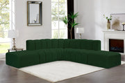 Arc Boucle Fabric 6pc. Sectional Green - 102Green-S6C - Vega Furniture