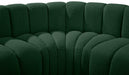 Arc Boucle Fabric 7pc. Sectional Green - 102Green-S7B - Vega Furniture