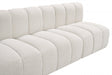 Arc Boucle Fabric 8pc. Sectional Cream - 102Cream-S8C - Vega Furniture