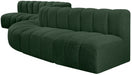 Arc Boucle Fabric 8pc. Sectional Green - 102Green-S8C - Vega Furniture