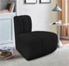 Arc Boucle Fabric Modular Chair Black - 102Black-RC - Vega Furniture