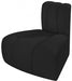 Arc Boucle Fabric Modular Chair Black - 102Black-RC - Vega Furniture