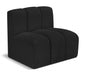 Arc Boucle Fabric Modular Chair Black - 102Black-ST - Vega Furniture