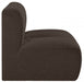 Arc Boucle Fabric Modular Chair Brown - 102Brown-ST - Vega Furniture