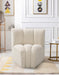 Arc Boucle Fabric Modular Chair Cream - 102Cream-CC - Vega Furniture