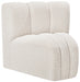 Arc Boucle Fabric Modular Chair Cream - 102Cream-CC - Vega Furniture