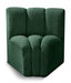 Arc Boucle Fabric Modular Chair Green - 102Green-CC - Vega Furniture