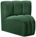 Arc Boucle Fabric Modular Chair Green - 102Green-CC - Vega Furniture