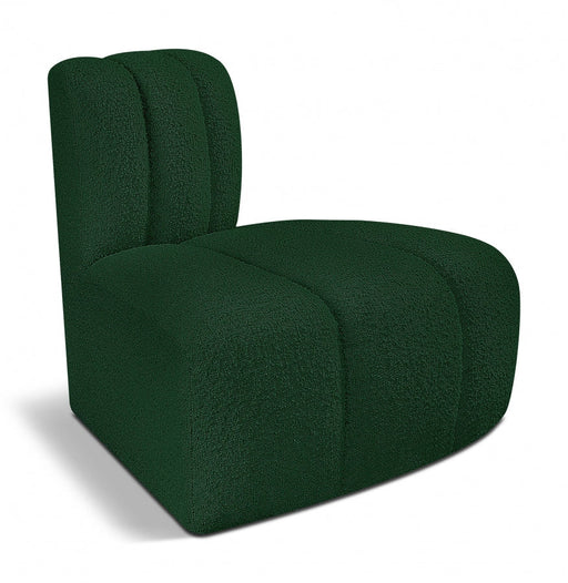 Arc Boucle Fabric Modular Chair Green - 102Green-RC - Vega Furniture