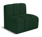 Arc Boucle Fabric Modular Chair Green - 102Green-ST - Vega Furniture