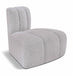 Arc Boucle Fabric Modular Chair Grey - 102Grey-RC - Vega Furniture