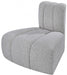Arc Boucle Fabric Modular Chair Grey - 102Grey-RC - Vega Furniture
