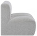 Arc Boucle Fabric Modular Chair Grey - 102Grey-ST - Vega Furniture