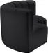 Arc Faux Leather 3pc. Sectional Black - 101Black-S3C - Vega Furniture