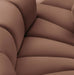 Arc Faux Leather 3pc. Sectional Cognac - 101Cognac-S3A - Vega Furniture