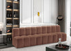 Arc Faux Leather 3pc. Sectional Cognac - 101Cognac-S3F - Vega Furniture