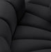 Arc Faux Leather 4pc. Sectional Black - 101Black-S4A - Vega Furniture